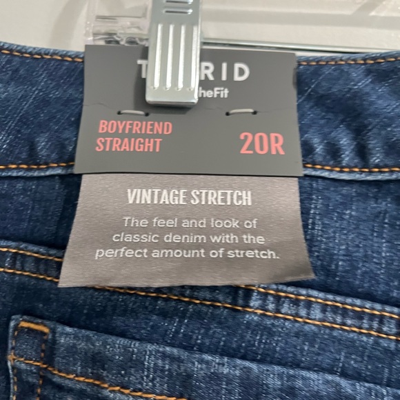 Torrid  Boyfriend Straight Vintage Stretch Jeans Sz. 20R NWT - Picture 7 of 11